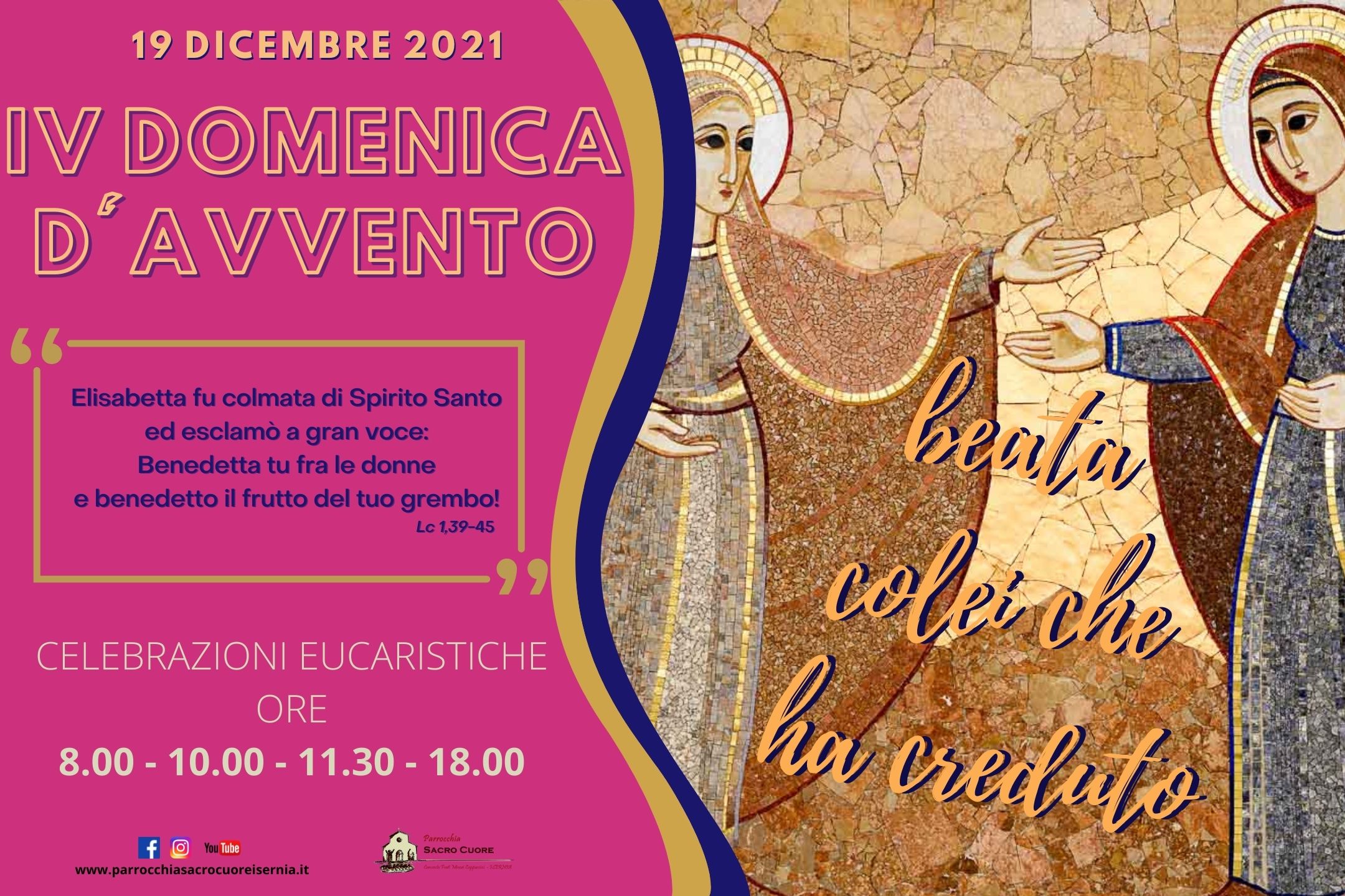 Iv Domenica Di Avvento Domenica Dicembre Parrocchia Sacro