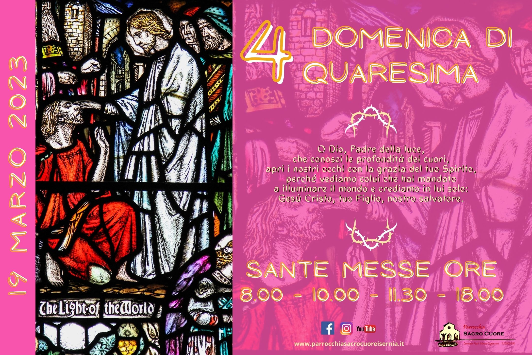 Iv Domenica Di Quaresima Domenica Marzo Parrocchia Sacro