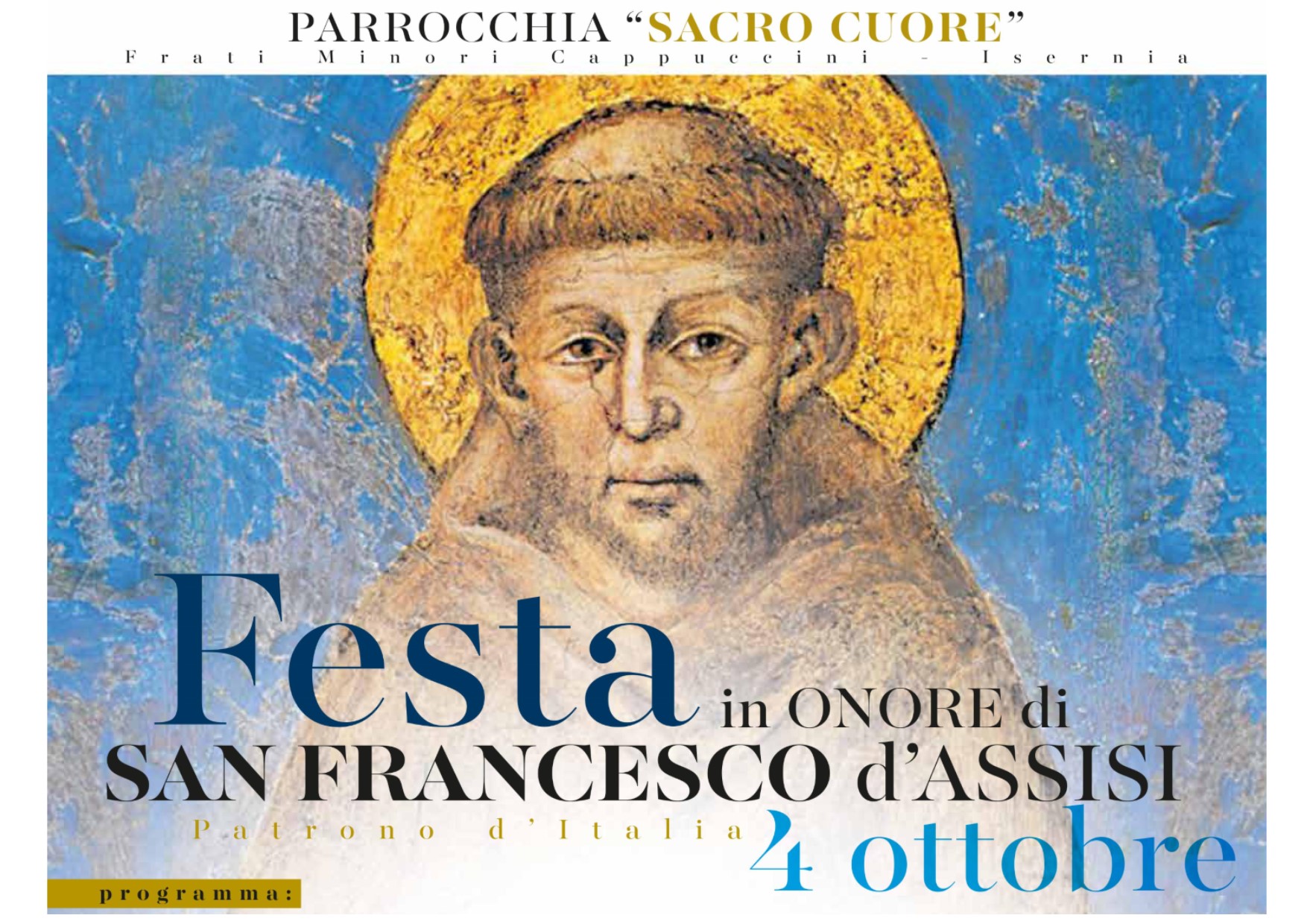 FESTA In ONORE Di SAN FRANCESCO D’ASSISI – Patrono D’Italia – 4 Ottobre ...